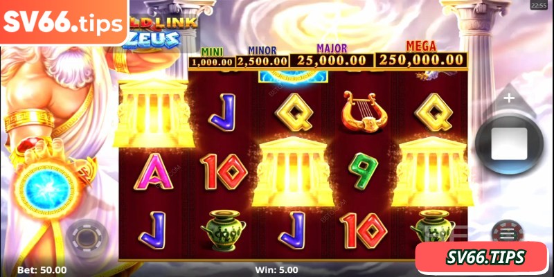 Biểu tượng Zeus quyền năng là biểu tượng quan trọng người chơi cần nắm